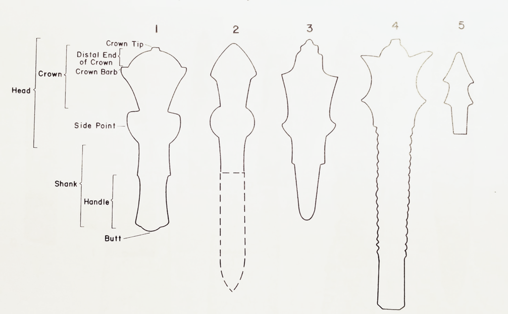 Crowned mace types