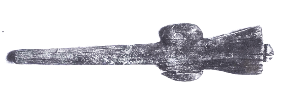 Wooden mace from Key Marco