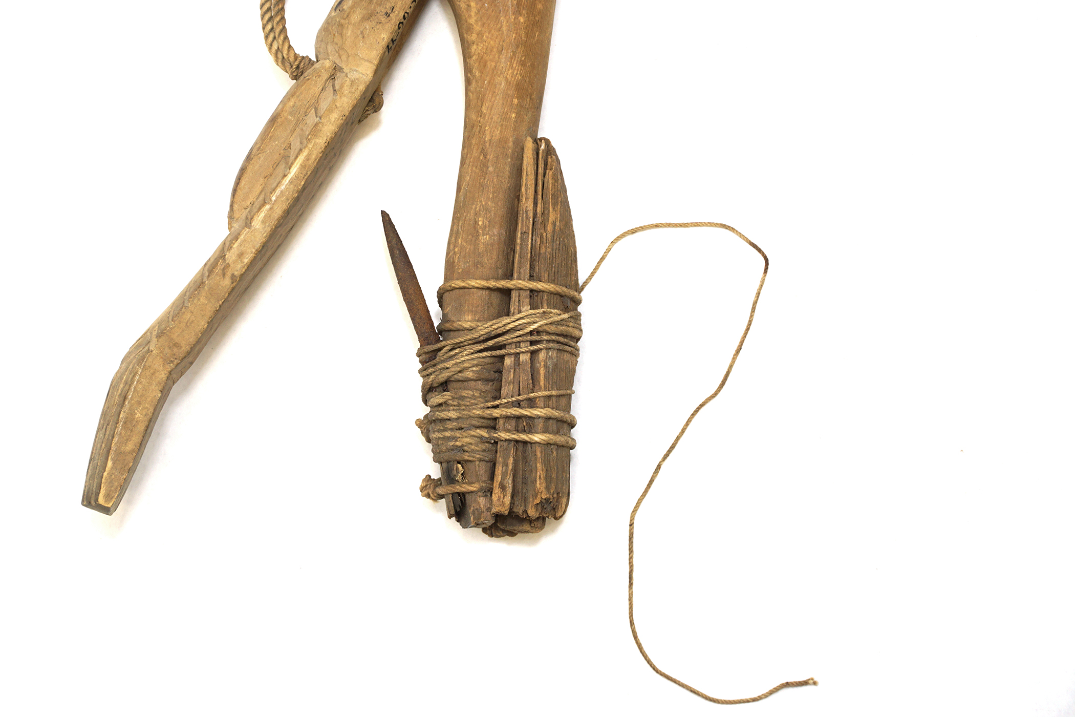 Halibut Hook with Bear Design — Art Blackburn