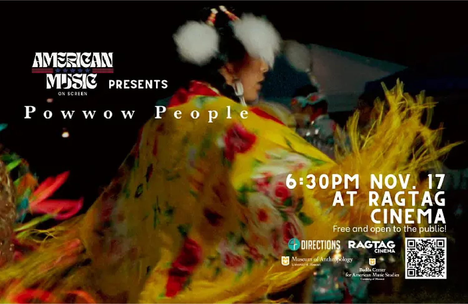 Graphic of flyer for the movie showing at RagTag.