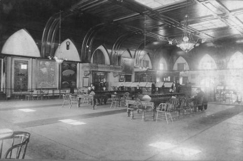 Header showing original home of museum in Academic Hall.