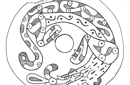 Drawing of Gorget