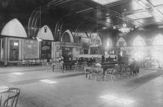 Header showing original home of museum in Academic Hall.